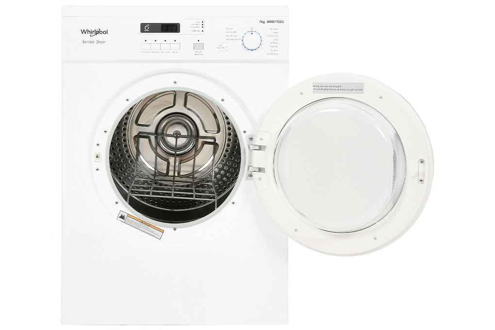 Máy sấy thông hơi Whirlpool 7 kg AWD712S2