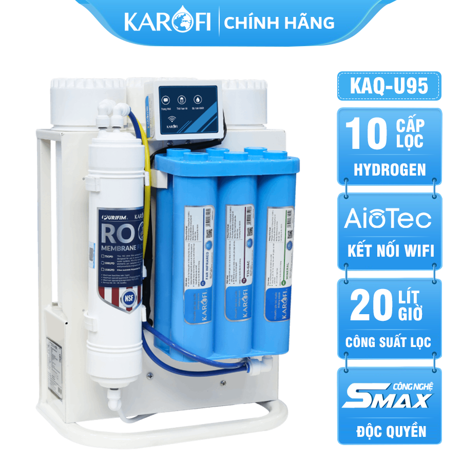 MÁY LỌC NƯỚC KAROFI KAQ-U95