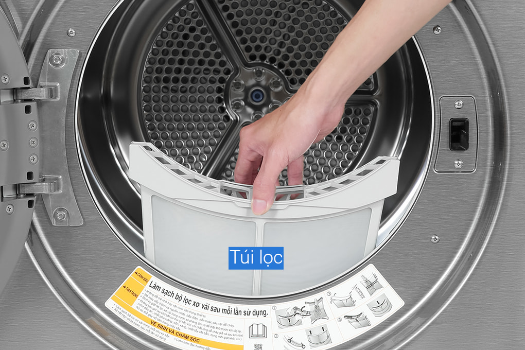 Máy sấy bơm nhiệt LG 10.5 kg DVHP50P