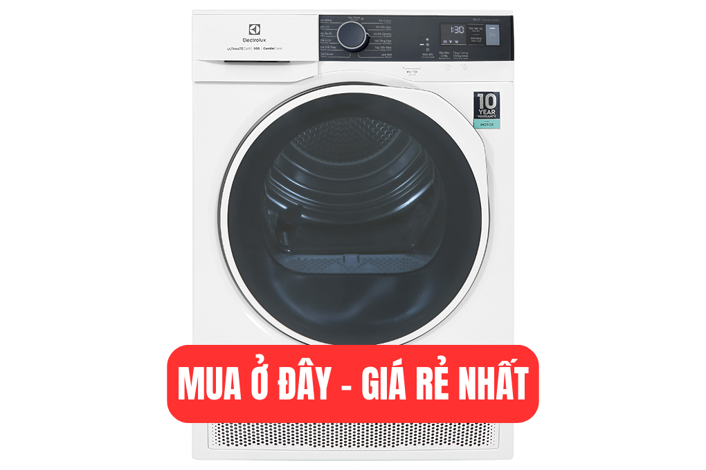 Máy sấy bơm nhiệt Electrolux UltimateCare 8 kg EDH804H5WB