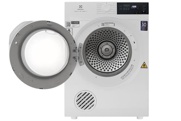 Máy sấy thông hơi Electrolux 8kg EDV804H3WC