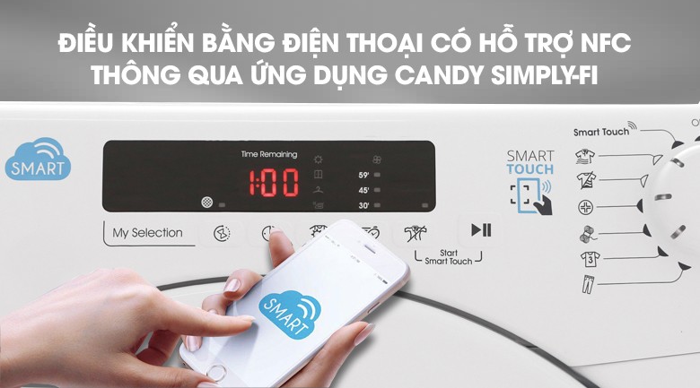 Máy sấy thông hơi Candy 9 kg CS V9DF-S