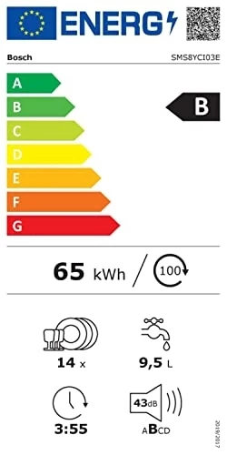 Máy rửa bát độc lập 14 bộ Bosch SMS8YCI03E