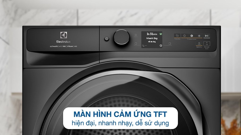 Máy sấy bơm nhiệt Electrolux UltimateCare 9 kg EDH902R9SC