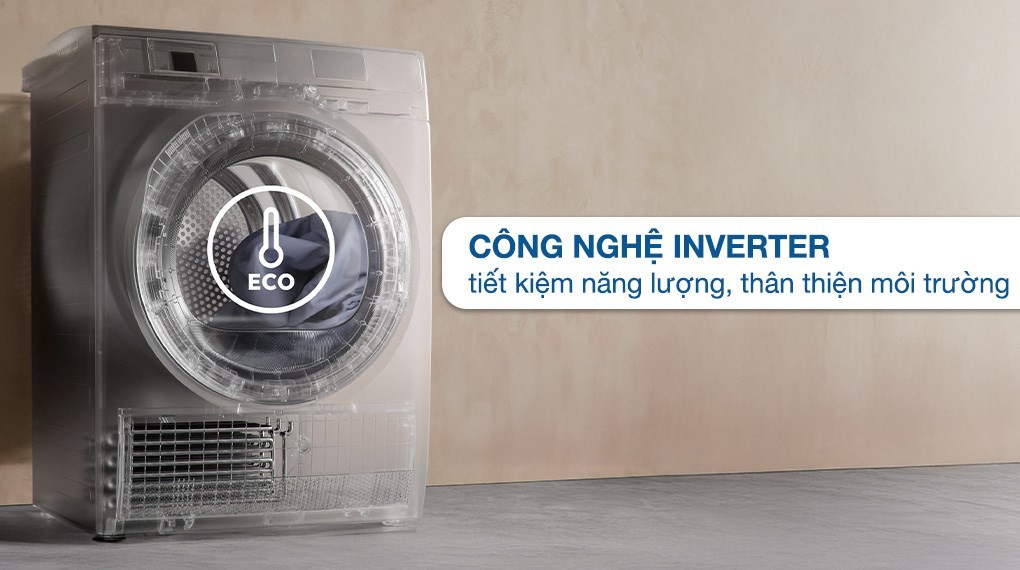 Máy sấy bơm nhiệt Electrolux UltimateCare 9 kg EDH902R9SC