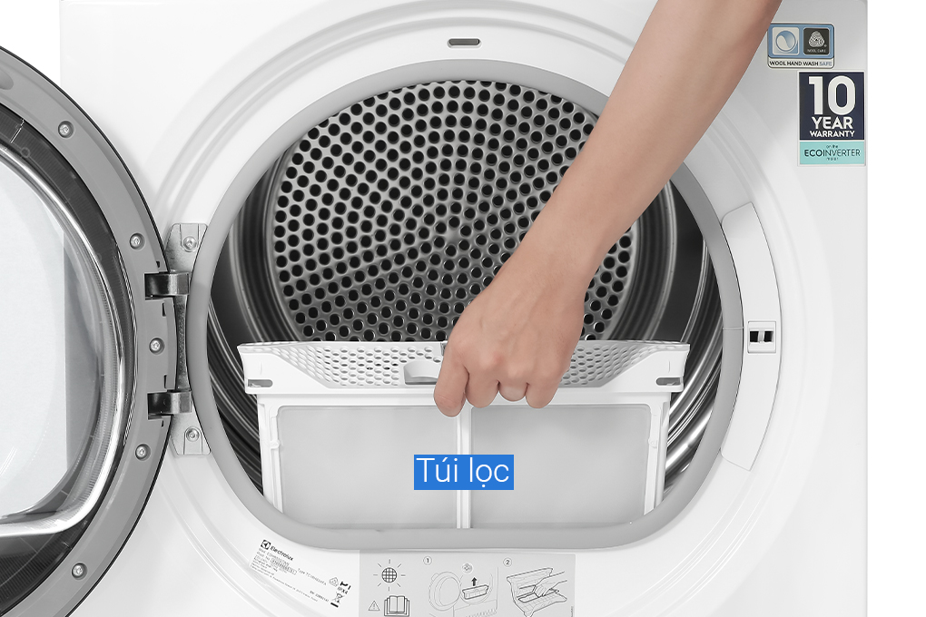 Máy sấy bơm nhiệt Electrolux UltimateCare 8 kg EDH803Q7WB