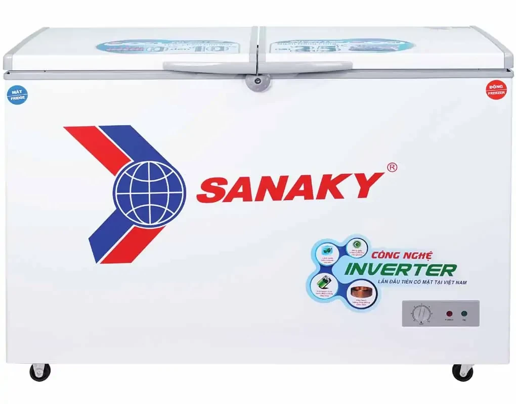 Tủ Đông Sanaky Inverter VH-3699W3 1 Ngăn Đông 1 Ngăn Mát 260 Lít